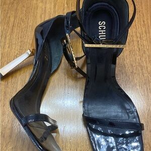 Schutz Women’s Ciara Patent Ankle-Strap Sandals size 10